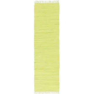 Pergamon Baumwolle Natur Teppich Läufer Jolly Cotton , Limette , Textil , 90x160 cm , Teppiche und Böden, Teppiche, Teppichläufer, Läufer