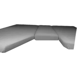 EXKLUSIV HEIMTEXTIL Spannbettlaken Frottee 80% Baumwolle - 20% Polyester 80 x 200 - 90 x 200 cm grau 3 St.