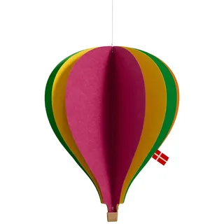 Flensted Heißluftballon Mobile aus Karton hergestellt in mehreren Farben, Maße: 11 x 8 cm, 078d