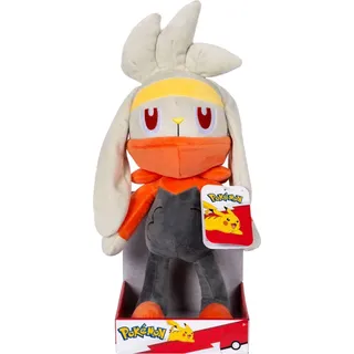 Jazwares Pokemon Raboot 30 cm Orange