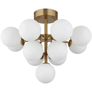 GLOBO Grappy 13x G9 rund goldfarben matt