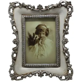 Biscottini Tischbilderrahmen 20 x 24 cm | Harz-Bilderrahmen Made in Italy | Vintage-Bilderrahmen handbemalt