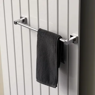 KRONWELL Handtuchhalter Heizkörper - ausziehbar - Handtuchhalter Magnetisch - Badheizkörper Handtuchhalter aus Edelstahl - Magnet Handtuchstange Heizung - Designed in Germany - Chrom