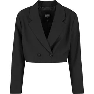 URBAN CLASSICS Damen Blazer Ladies Cropped Blazer, kurz geschnittener Damenblazer, Größen XS - XL