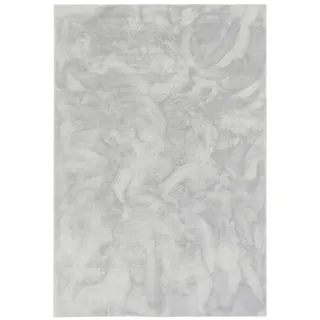 Pergamon Luxus Super Soft Fellteppich Pearl Grau 80x150cm