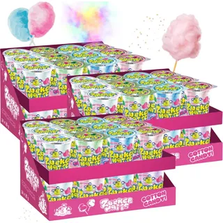 AHA Zuckerwatte 7 bunte Sorten 72 x 20g im Becher wie auf dem Jahrmarkt