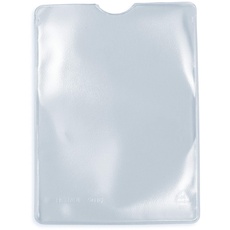HERMA 1326 Ausweishülle transparent, 10 Stück, Ausweishalter zum Schutz für Rentenausweise, Plastik Kartenhüllen Schutzhüllen Set, durchsichtig