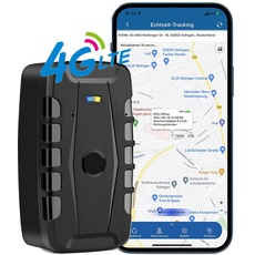 4G GPS Tracker Auto wasserdichte GPS Tracker 20000mAh Batterie Realtime Tracking Fahrzeug Locator Magnet 240 Tag Tracker für Auto/Fahrzeug/Motorrad/Flotte mit Free App