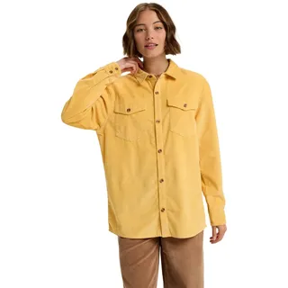 Roxy Let It Go Cord Langarmhemd - Ochre - M