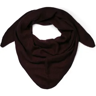 styleBREAKER Dreieckstuch "Strick Dreiecktuch meliert" 1 Stk., dunkelbraun