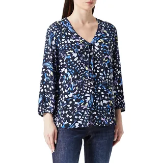 GERRY WEBER Edition Damen 860013-66405 Bluse, Blau Druck, 36