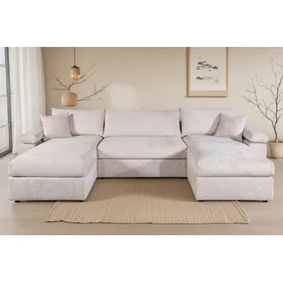 OTTO home Wohnlandschaft Polyester 2-Sitzer Beige