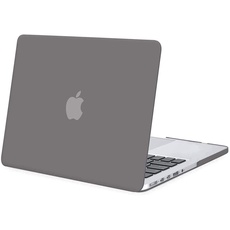 MOSISO Hülle Kompatibel mit MacBook Pro 15 Zoll mit Retina Display Ältere Version A1398 Release 2015-2012, Plastik Hartschale Schutzhülle, Grau