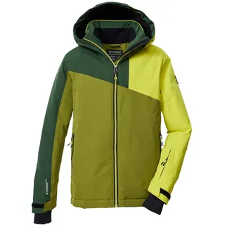 KILLTEC KSW 192 BYS SKI JCKT, khaki/dunkel waldgrün/lime, 116,