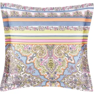 Bassetti Mako-Satin-Kissenhülle einzeln MARECHIARO Farbe L1 LAVENDEL Größe 65x65 - Violett, Orange