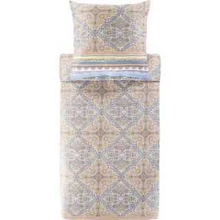 Bassetti MARECHIARO Bettwäsche + 2 Kissenhüllen aus 100% Baumwollsatin in der Farbe Lavendel L1, Maße: 240x220 + 2 K 80x80 cm - 9329118