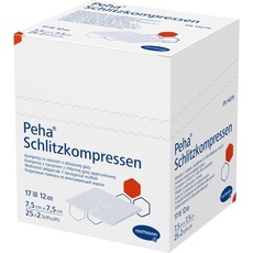 Bild PEHA Schlitzkompressen 7,5x7,5 cm steril
