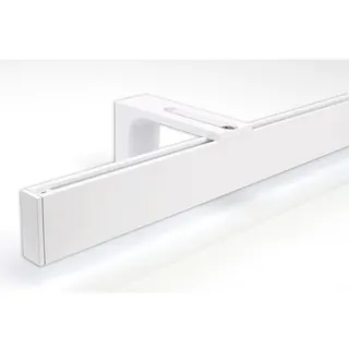 deco-raum Gardinenschiene 1-läufig Ø 0 mm 320 cm Weiß