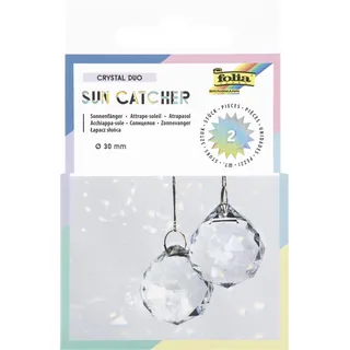 Folia Sun Catcher CRYSTAL DUO Sonnenfänger aus Glas Ø 3 cm