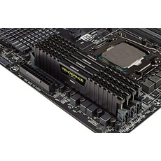 Bild Vengeance LPX schwarz DIMM Kit 32GB, DDR4-3200, CL16-18-18-36 (CMK32GX4M4Z3200C16)