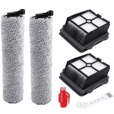 DingGreat Bürstenrolle und Ersatzfilter für Tineco iFloor 3 und Floor One S3 Nass-und Trockensauger Zubehörset (2 HEPA Filters + 2Bürstenwalze)