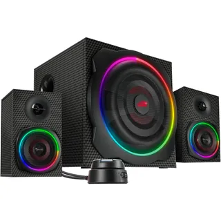 Speedlink Gravity Carbon RGB 2.1 PC-Lautsprecher