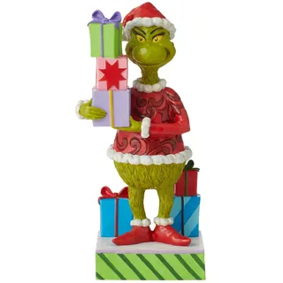 The Grinch By Jim Shore Grinch Holding Present Figurine