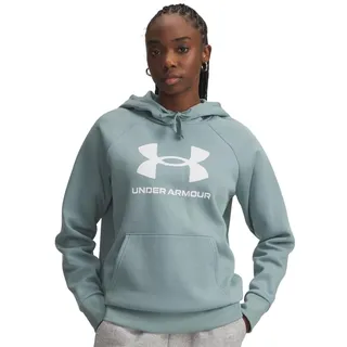 Under Armour Rival Fleece Hoodie Grün/Weiß L
