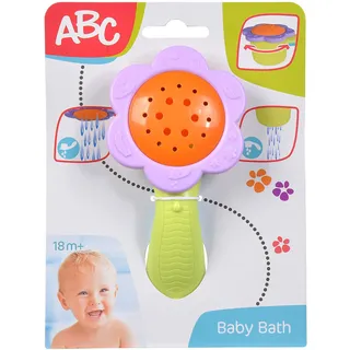 Simba - ABC Duschi, Wasserschöpfer in Blumenform, drehbarer Kopf für zweierlei Regenfunktion, 7cm, ab 18 Monate