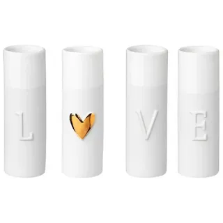 räder Love Minivasen, 4er Set