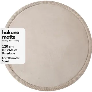 Hakuna Matte Wolkenweiche Spielmatte Baby 120x120x2,5cm, beige Tatami Matte