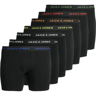 JACK & JONES Boxershort 7er Pack NOOS PLS Boxershorts, Black/Pack:Black-Black-Black-Black-Black-Black, 3XL