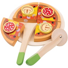 New Classic Toys - 10586 - Kinderrollenspiele - Salami-Pizza Schneiden