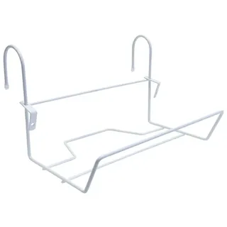 Louis Moulin Blumenkastenhalter, klassisch, 35 x 18 cm, Weiß