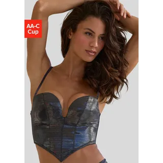 Vivance Corsage mit tiefem Dekolleté und verschiedenen Tragevarianten, sexy Dessous, schwarz