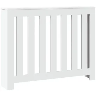 vidaXL Heizkörperverkleidung Weiß 104x20x82 cm