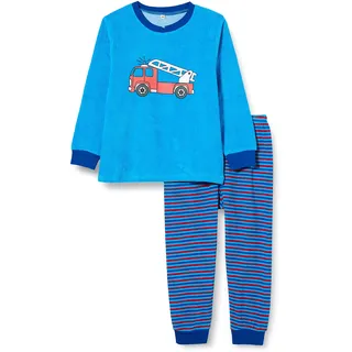 Schlafanzug Frottee Feuerwehr