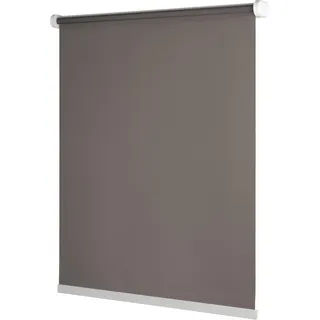 Ventanara® Rollo ohne Bohren schnurlos Springrollo inklusive Klemmträgern (grau (tageslicht), 120 x 150 cm)