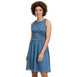 Vera Mont Abendkleid Spitze Hushed Blue 36