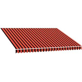 vidaXL Markisenbespannung 336 x 246 cm braun/orange