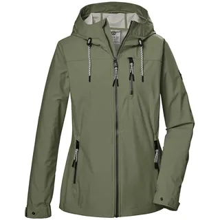 G.I.G.A. DX Damen Softshelljacke/Outdoorjacke mit Kapuze GS 74 WMN SFTSHLL JCKT, blasses oliv, 36, 43052-000