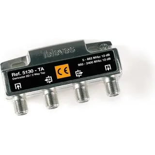TELEVES Abzweiger 2-fach 5-2400 MHz AD: 19 dB AZS219FN