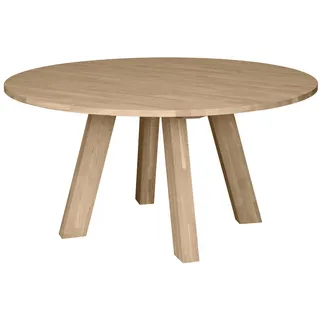 Daheim Esstisch Ø 75 cm beige/braun