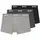Boss Trunk 3er Pack Open Grey S