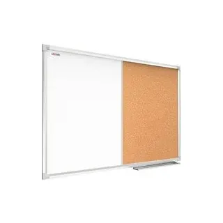 ALLboards Whiteboard-Pinnwand 90,0 x 60,0 cm Textil weiß