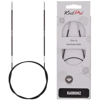 KnitPro Karbonz Rundstricknadel 32" (80cm) | 2,25mm