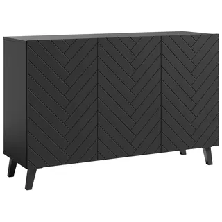 P & B Sideboard Phuket ca. 120x78 cm Schwarz