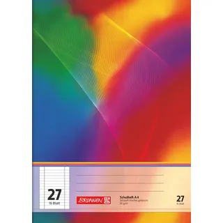 Brunnen 104492702 Schulheft DIN A4 (FSC), 16 Blatt, einfaches Heft