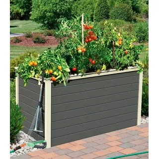 Karibu Hochbeet 2 173 x 89 x 82 cm Grau