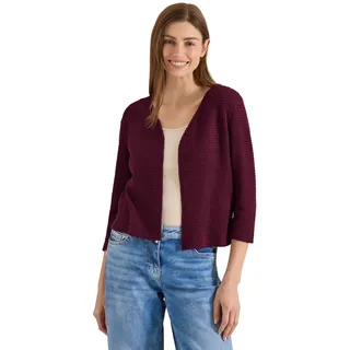 Cecil Damen Offene 3/4-Arm Jacke im Ajour-Look